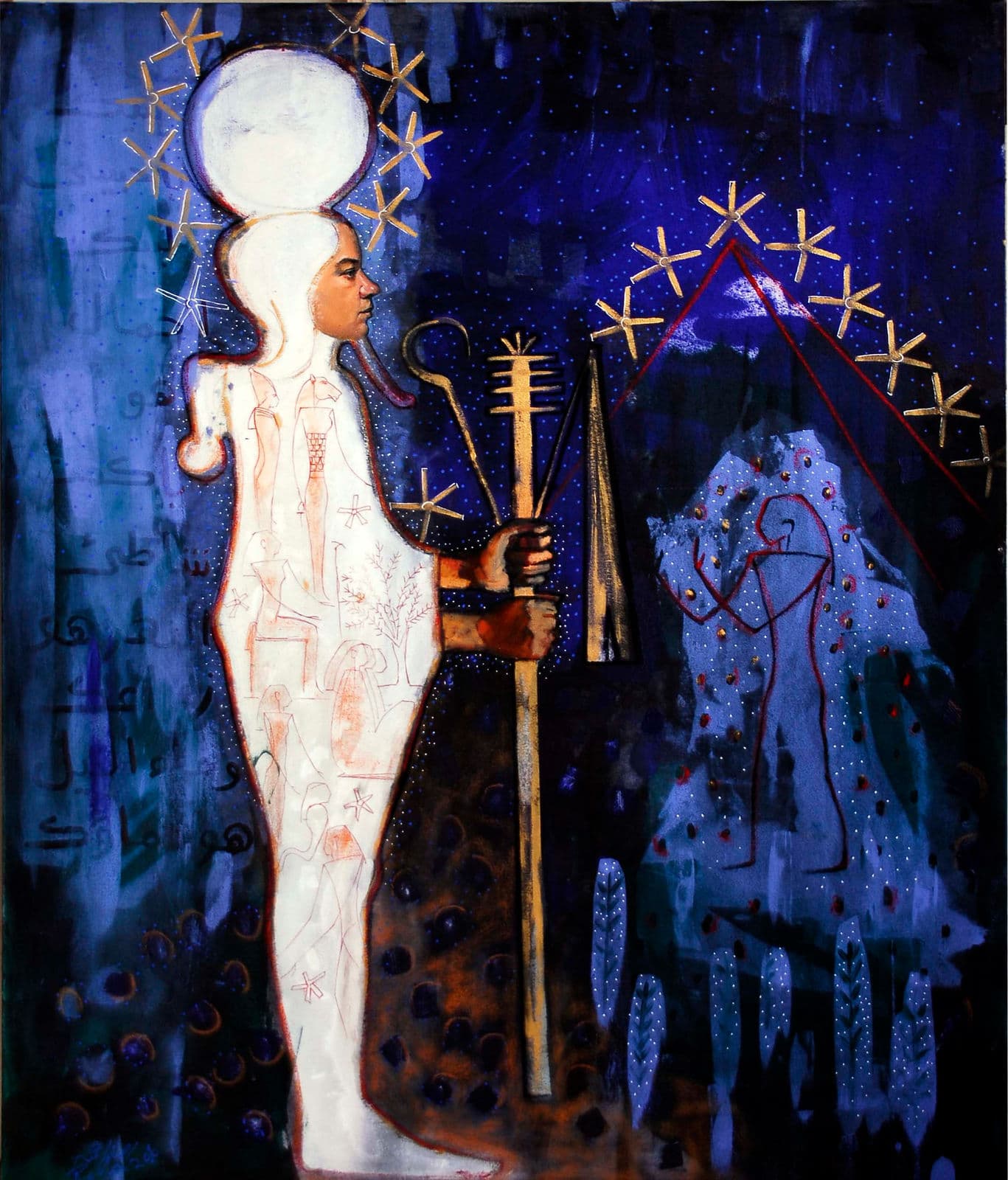 10 Egyptian Papyrus, 2010 — work 4 by Reda Abdelrahman