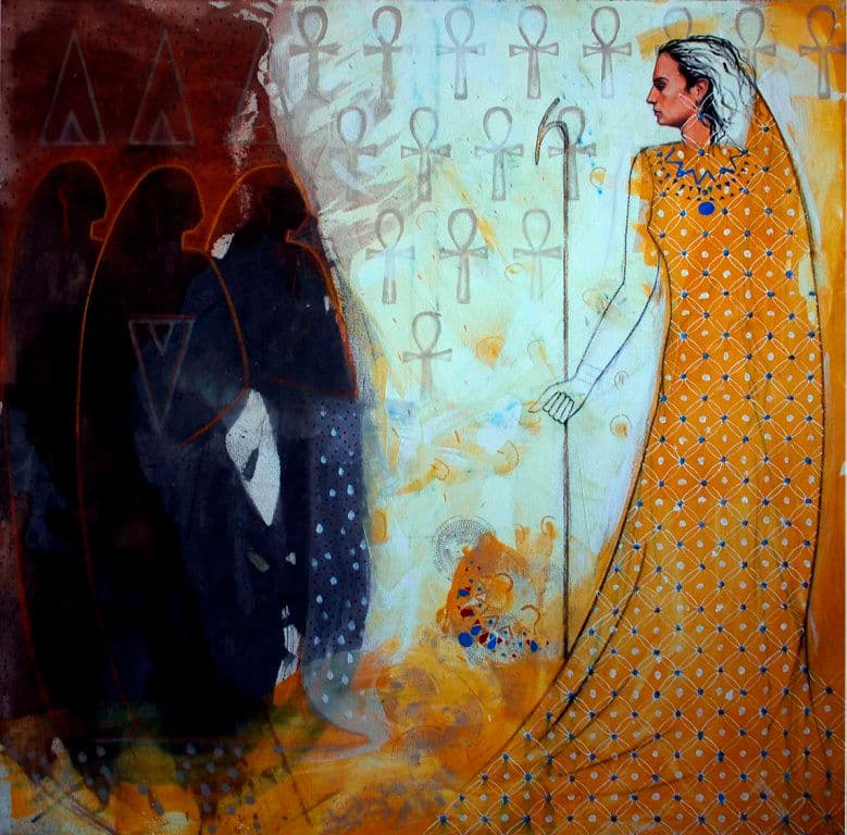 10 Egyptian Papyrus, 2010 — work 8 by Reda Abdelrahman