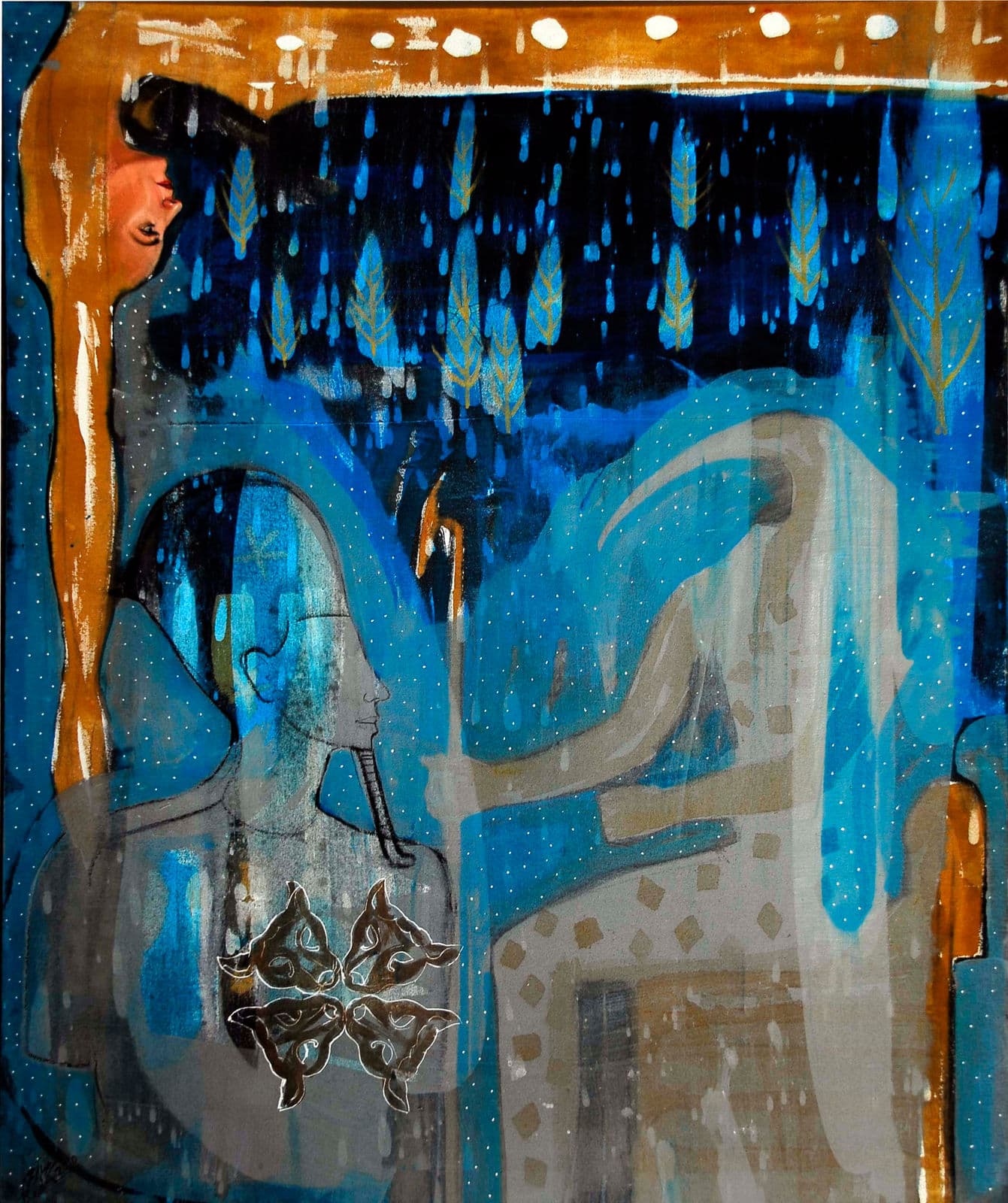 10 Egyptian Papyrus, 2010 — work 6 by Reda Abdelrahman