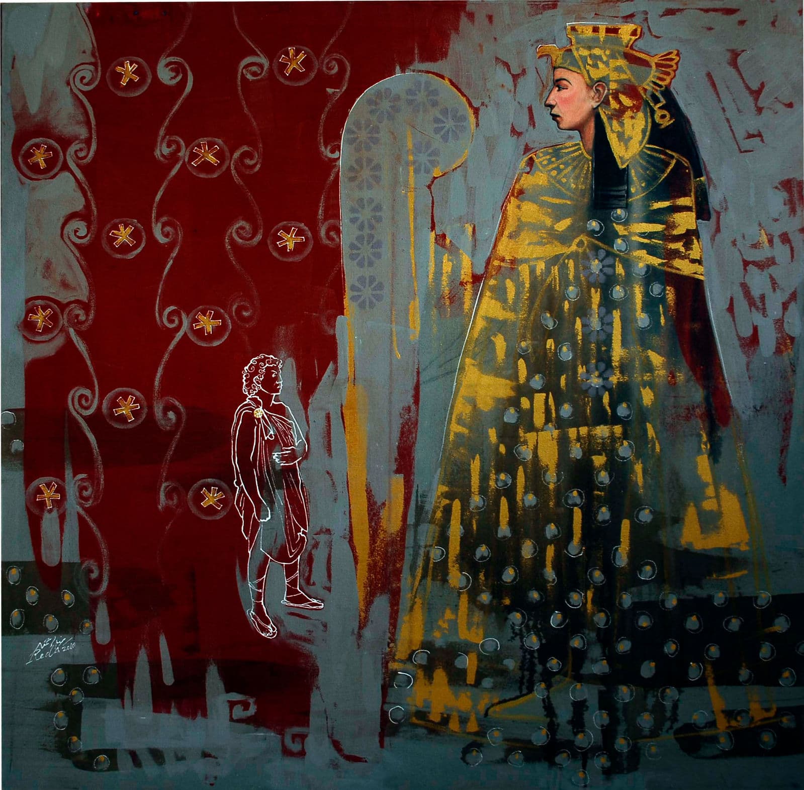 10 Egyptian Papyrus, 2010 — work 1 by Reda Abdelrahman