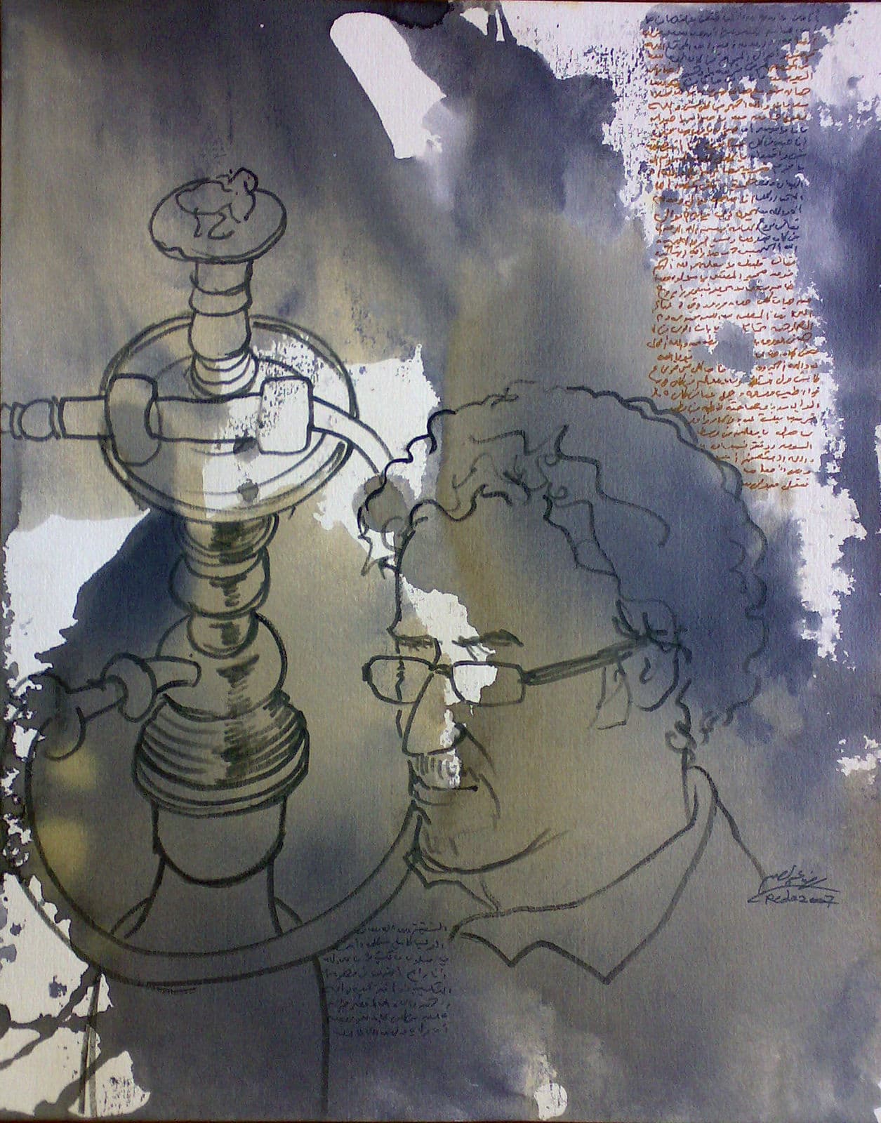 Works 2007, 2007 — work 23 by Reda Abdelrahman