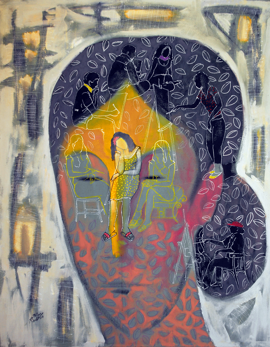 Works 2008, 2008 — work 7 by Reda Abdelrahman