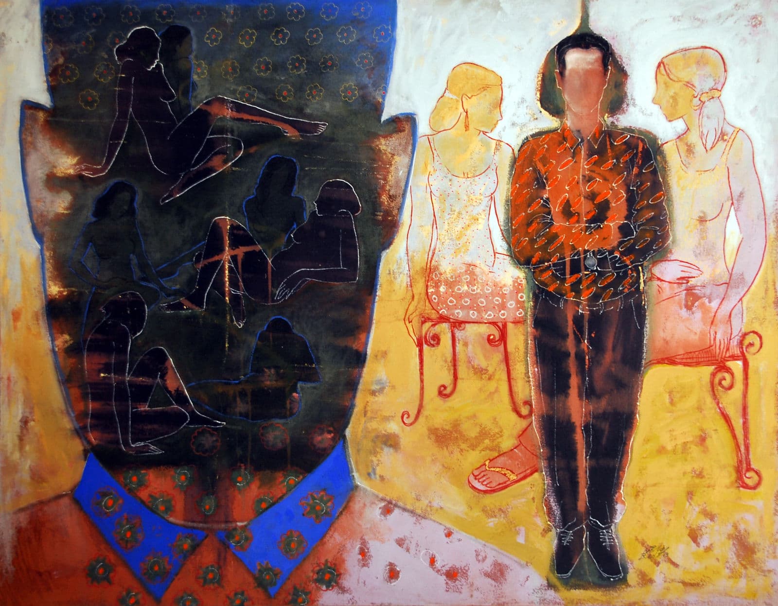 Works 2008, 2008 — work 3 by Reda Abdelrahman