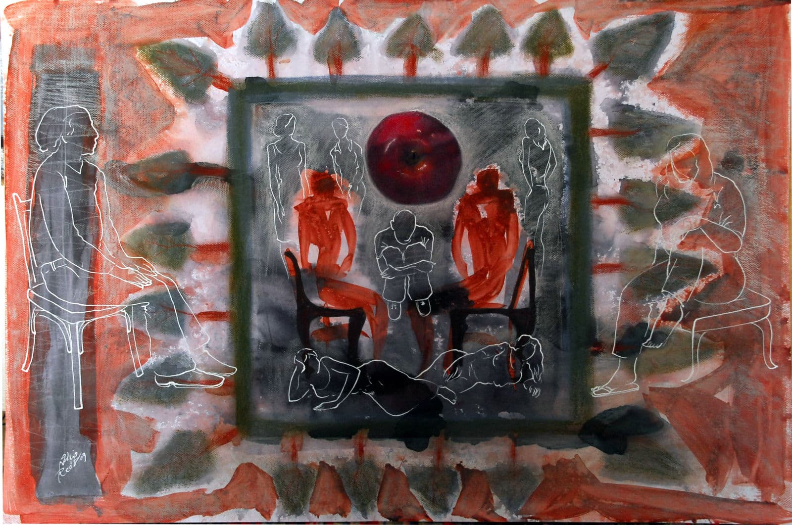 Works 2009, 2009 — work 5 by Reda Abdelrahman