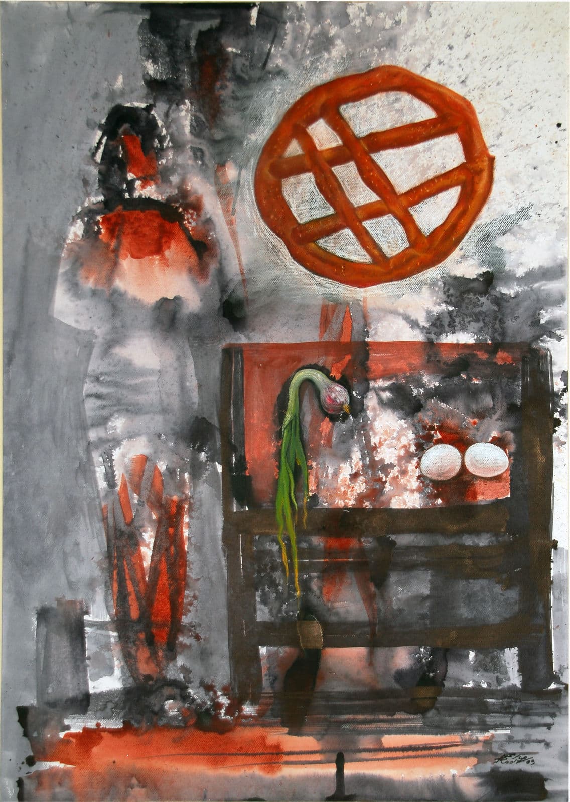 Works 2009, 2009 — work 4 by Reda Abdelrahman