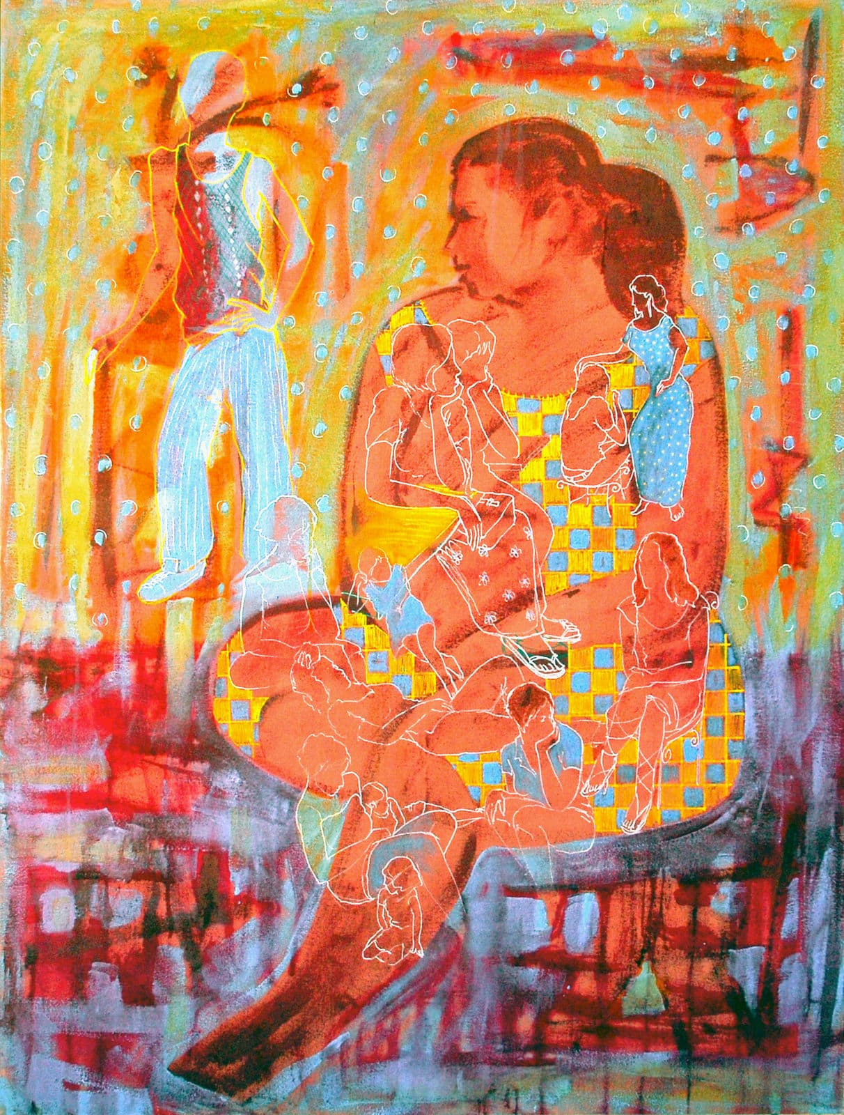 Works 2010, 2010 — work 6 by Reda Abdelrahman