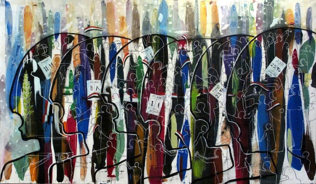 Egyptian Revolution, 2011 — work 2 by Reda Abdelrahman