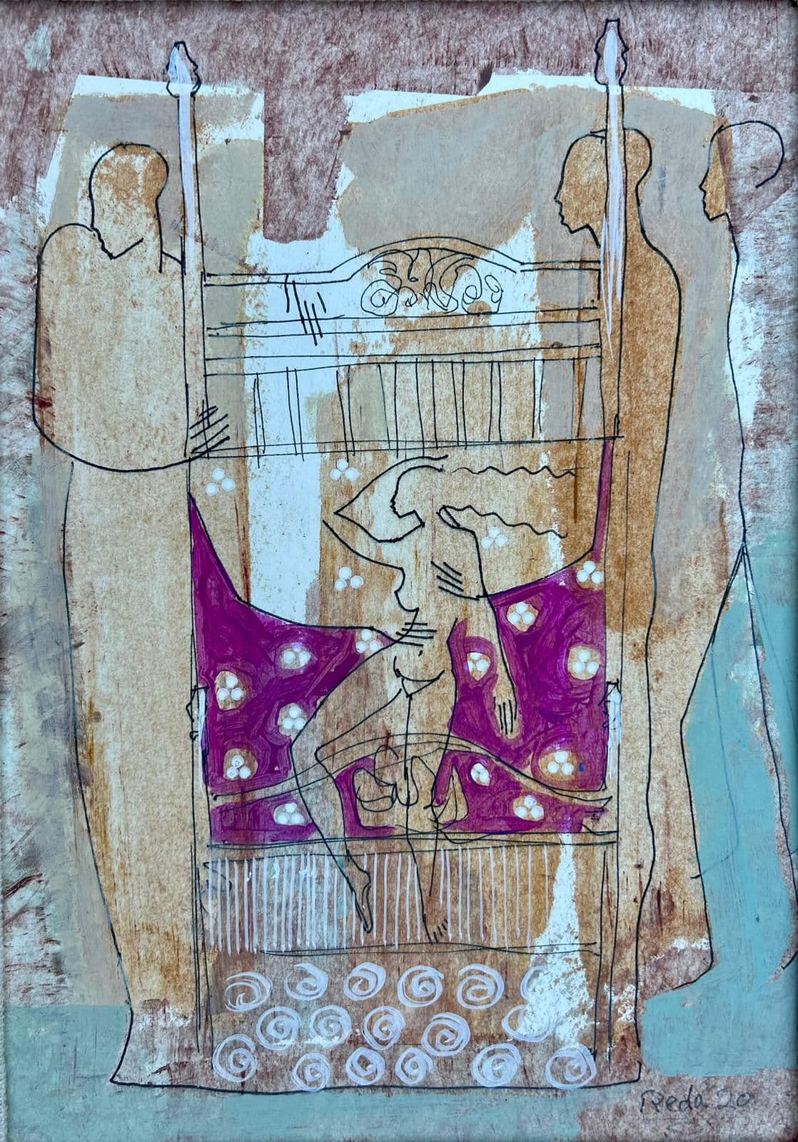 Nostalgia, 2023 — work 19 by Reda Abdelrahman
