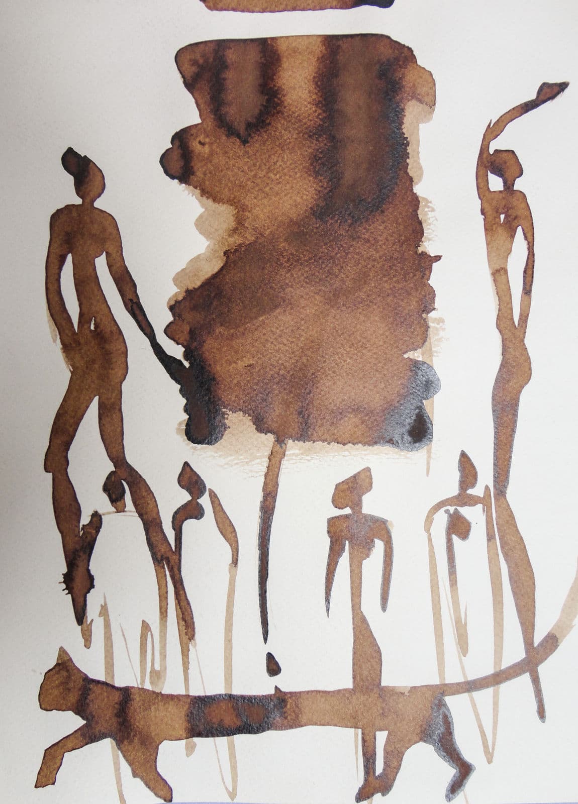 Sketches, 2011 — work 9 by Reda Abdelrahman