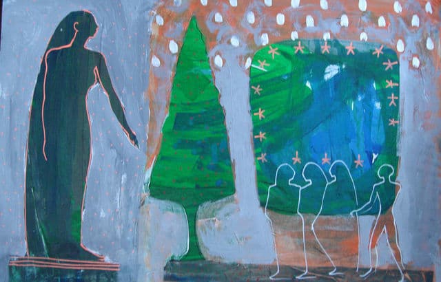 The Ancient Egyptians, 2014 — work 12 by Reda Abdelrahman