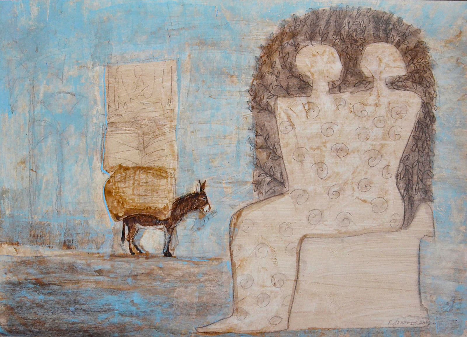 The Donkey, 2015 — work 9 by Reda Abdelrahman