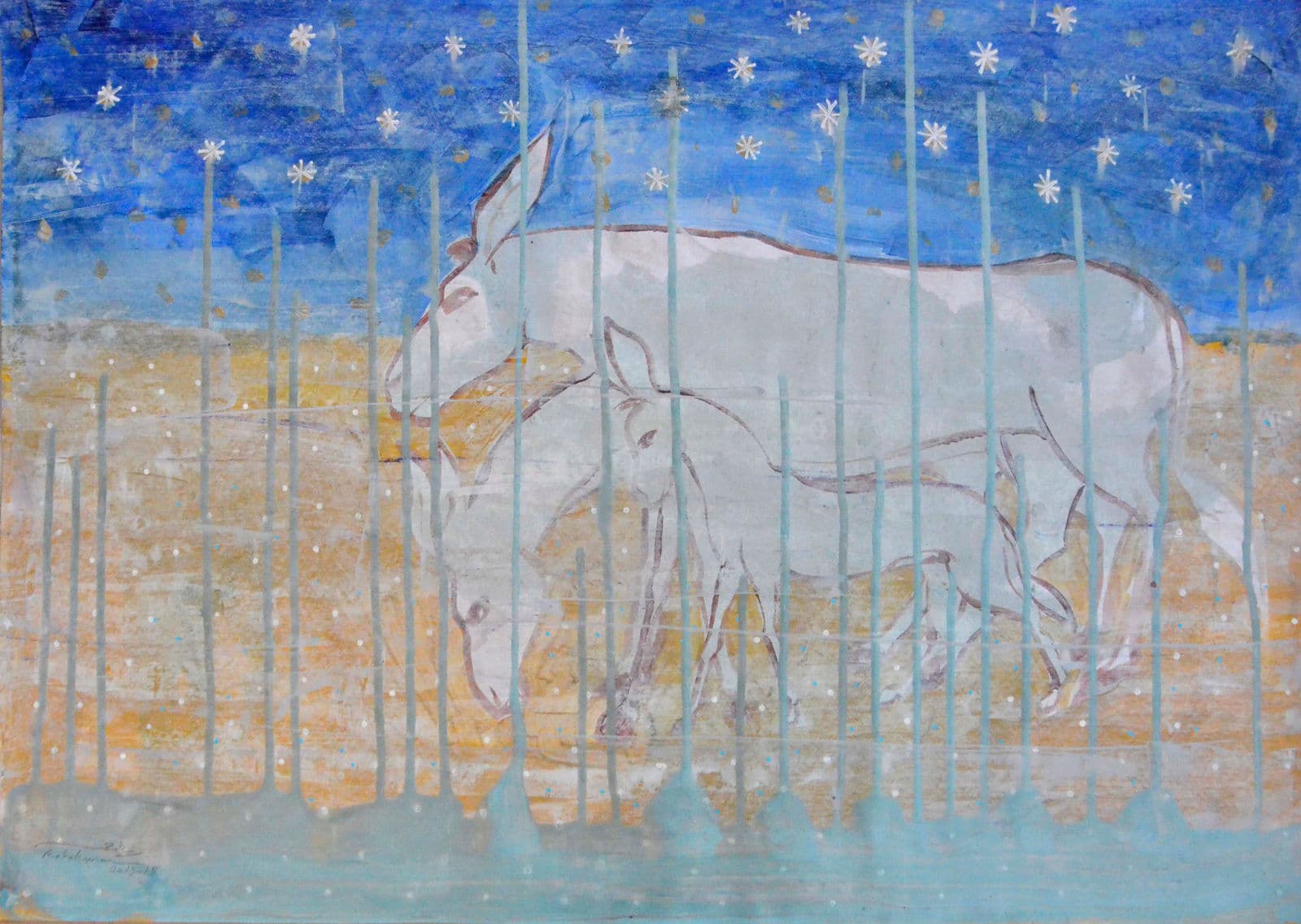 The Donkey, 2015 — work 6 by Reda Abdelrahman