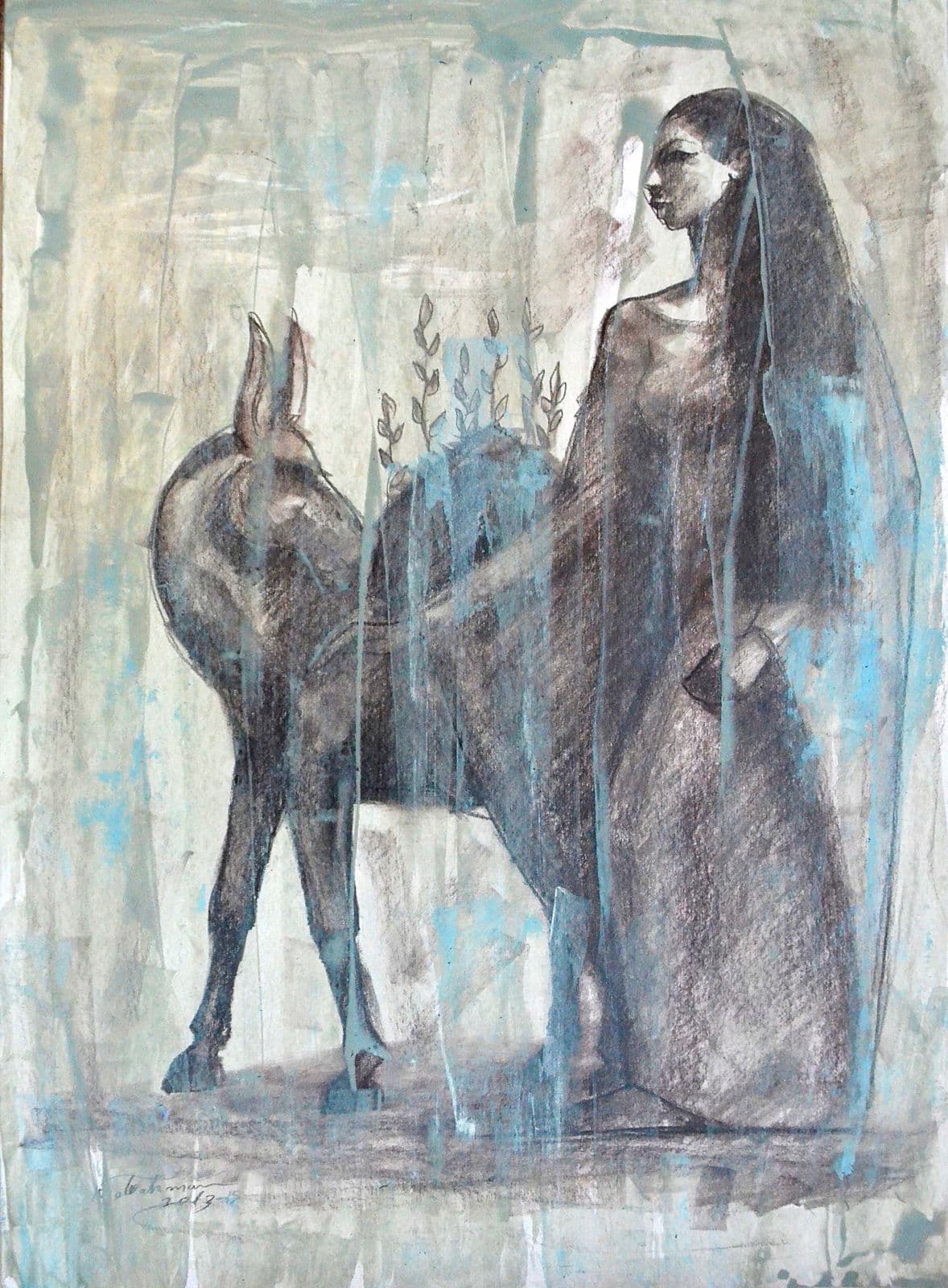 The Donkey, 2015 — work 17 by Reda Abdelrahman